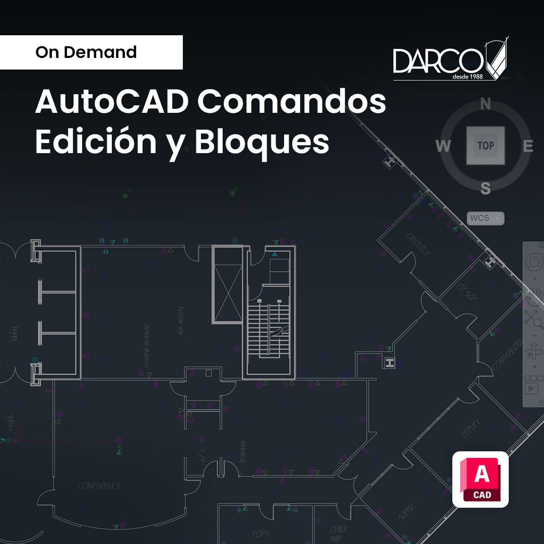 Comandos de edición y bloques en AutoCAD